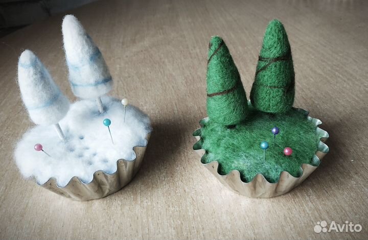 Игольницы. Ручная работа. Сухое валяние