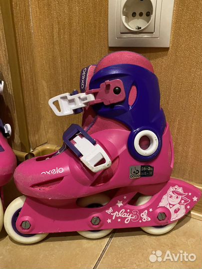 Роликовые коньки детские раздвижные 26