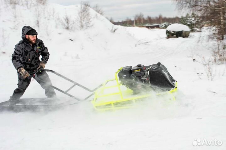 Мотобуксировщик Бурлак хозяин-1