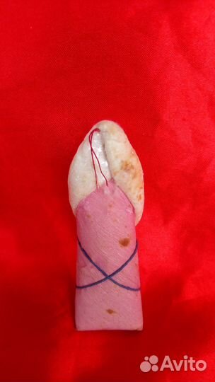 Елочная игрушка ватная старая антикварная редкая