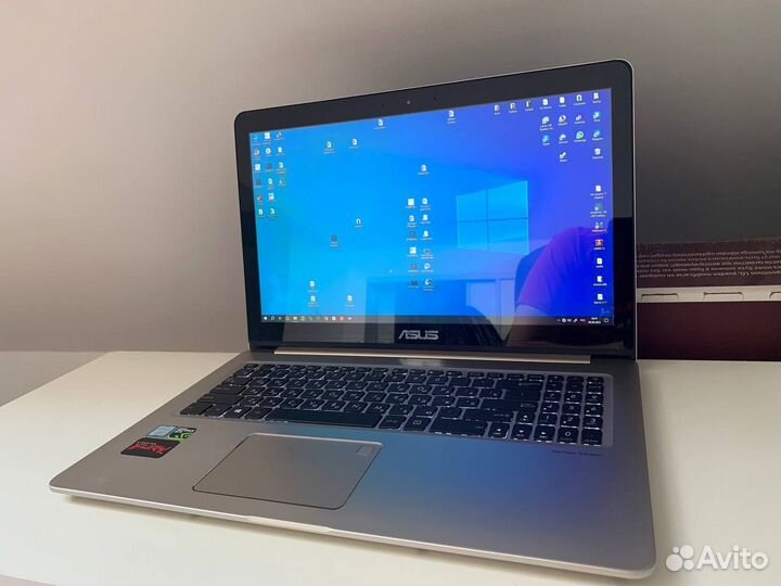 Игровой ноутбук asus I7-7700hq/gtx1050