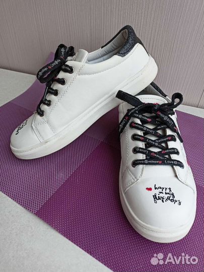 Кеды белые для девочки 36 размер