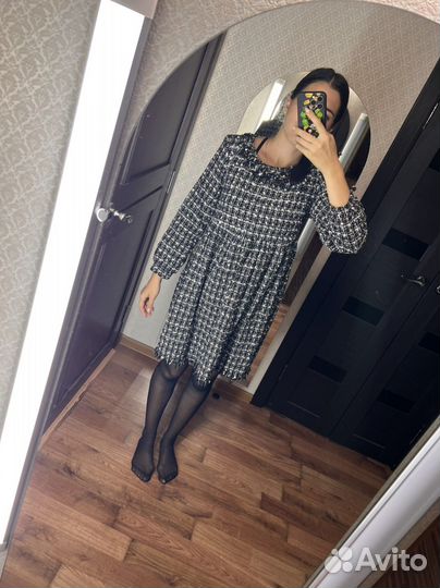 Платье из твида