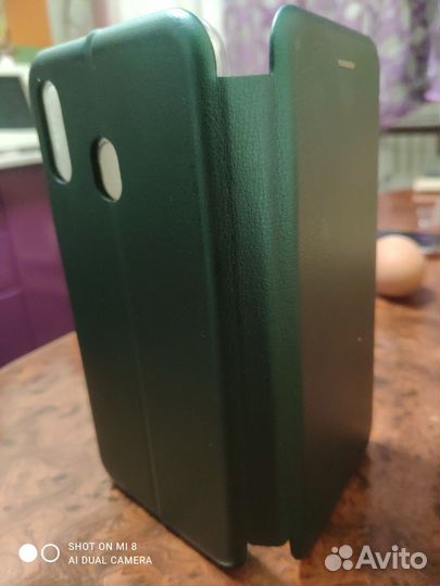 Чехол на Самсунг а20-а30 цвет зелёный (изумруд)
