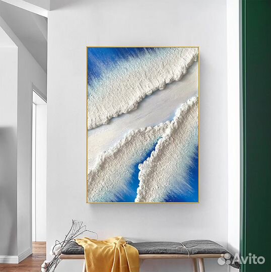 Объёмная картина маслом абстракция