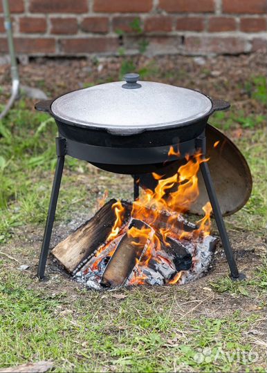 Казан 16 литров Печь казана тринога прокат аренда