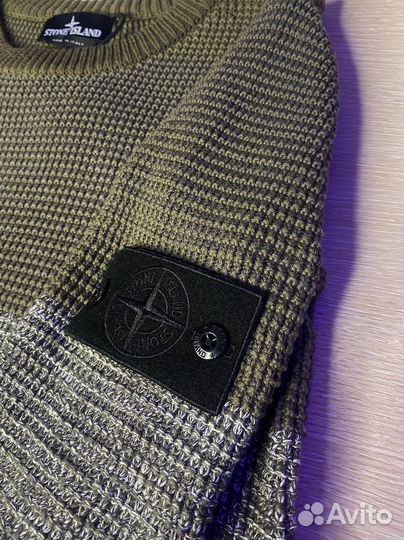 Свитер Stone Island Shadow Project зеленый