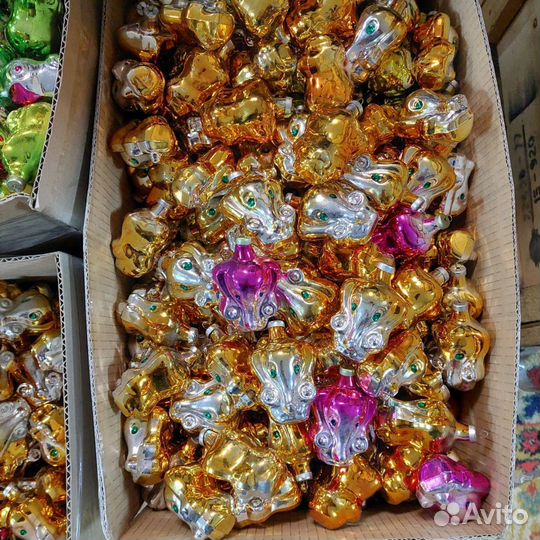 Елочные игрушки СССР новые опт