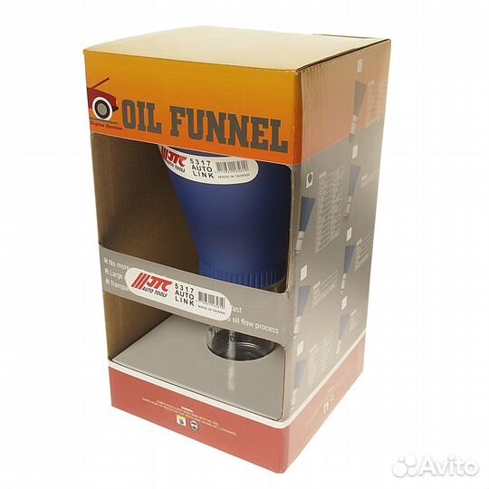 JTC JTC-5317 Воронка 125мм пластиковая М32хР3.5 дл