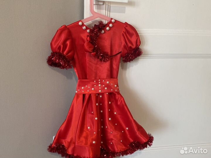 Новогодний костюм бусинки 104р