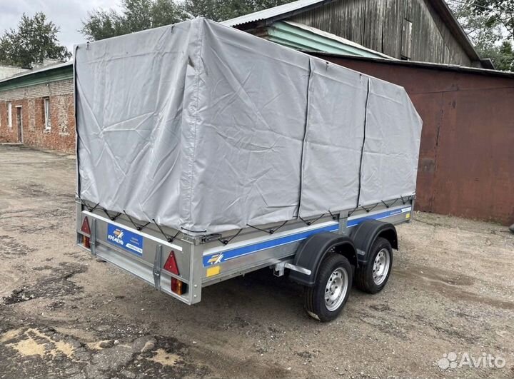 Прицеп легковой 2-х осный 3,5х1,56 с тентом Аэро