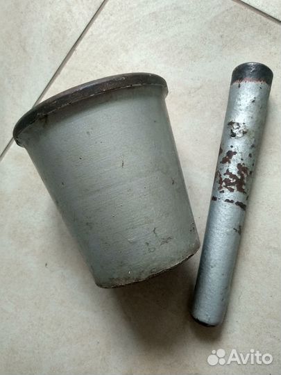 Ступка с пестиком СССР, чугун