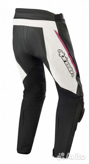 Мотобрюки женские кожаные alpinestars missile V2