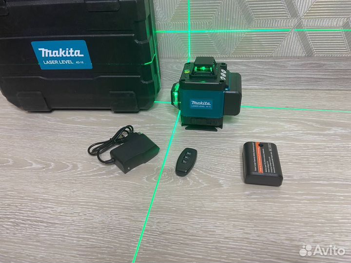 Лазерный уровень makita 4D нивелир 16 линий