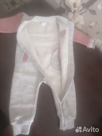 Комбинезон утеплённый для девочки 74