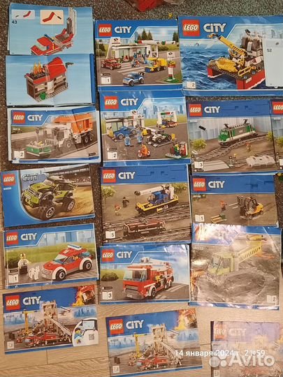 Lego city,tehnic более 25 наборов.Лего сити,техник