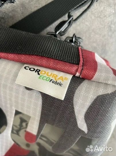 Сумка supreme neck pouch red camo ss21