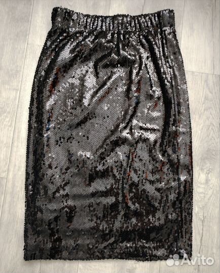 Юбка с пайетками