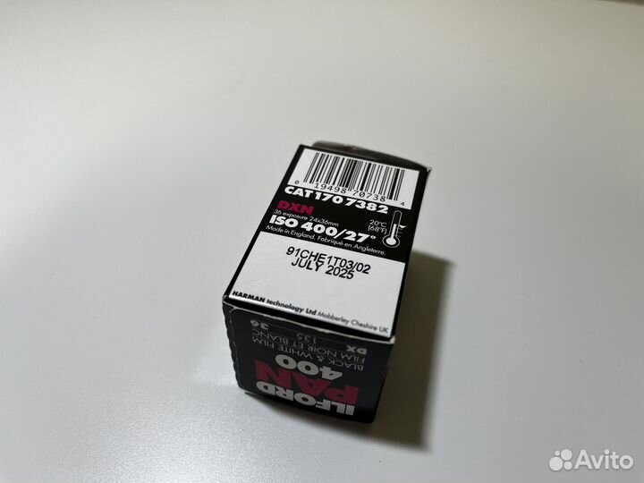 Фотопленка Ilford PAN 400/36