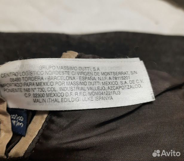 Massimo dutti пальто мужское 48