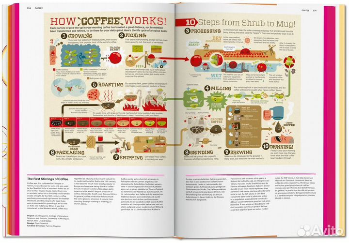 Food & Drink Infographics. Инфографика о еде