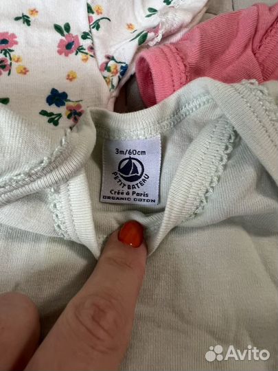 Боди Petit Bateau 60см