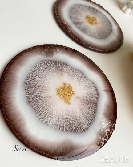 Подстаканники из эпоксидной смолы