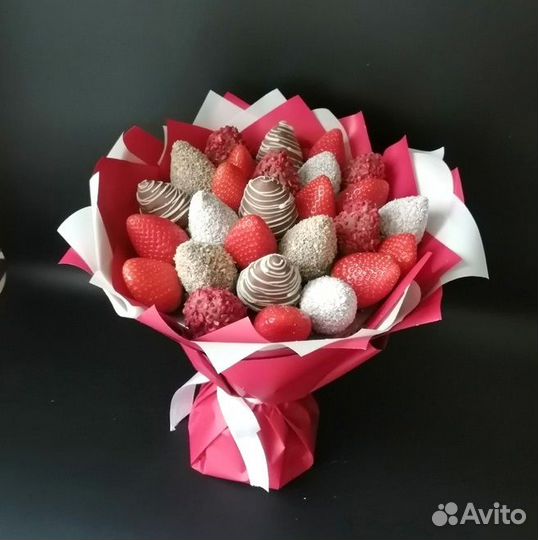 Букет из Клубники в шоколаде