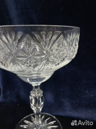 Хрустальная ваза конфетница СССР (Сзр)
