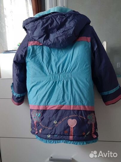 Теплая куртка для девочки