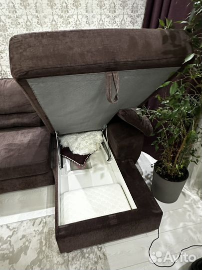 Большой угловой диван раскладной бу