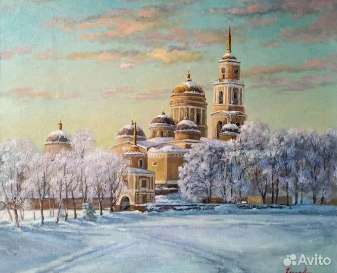 Картины оз.Селигер / маслом