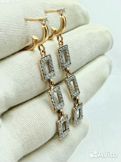 Золотые серьги