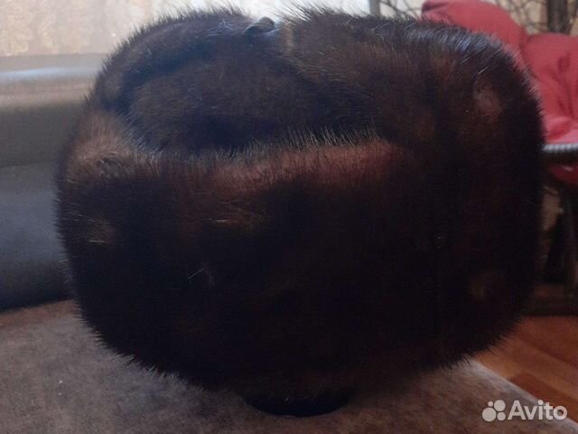 Норковая шапка мужская ушанка