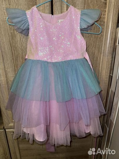 Платье праздничное нарядное новогоднее детское