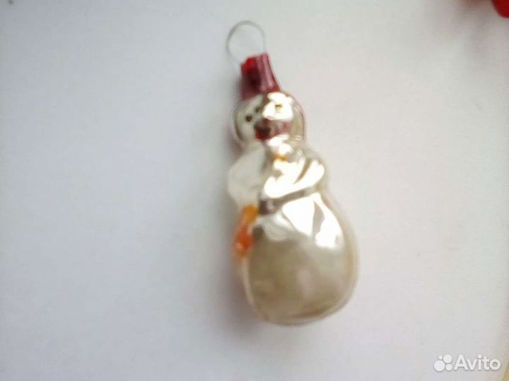 Ёлочные игрушки Дед мороз,Гагарин СССР