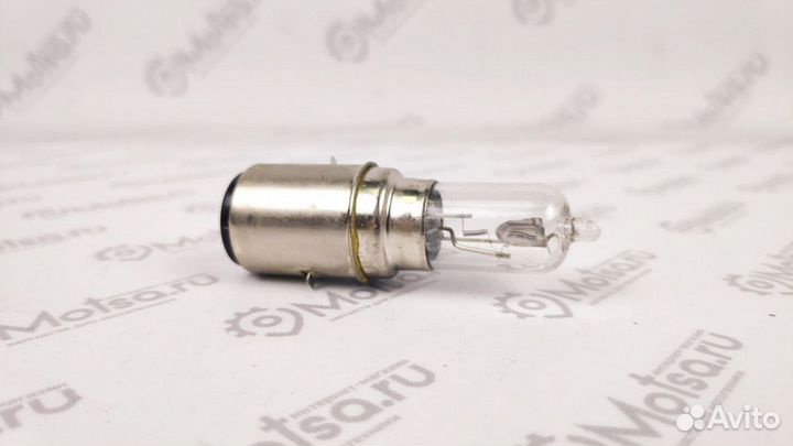 Лампа 12В 35/35Вт галог.фарн.2х контакт.(тип bа20d