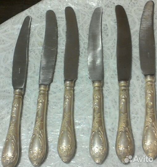 Вилки, ложки, ножи старинные