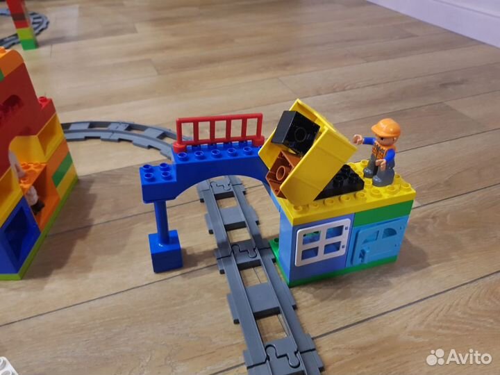 Lego duplo грузовой поезд