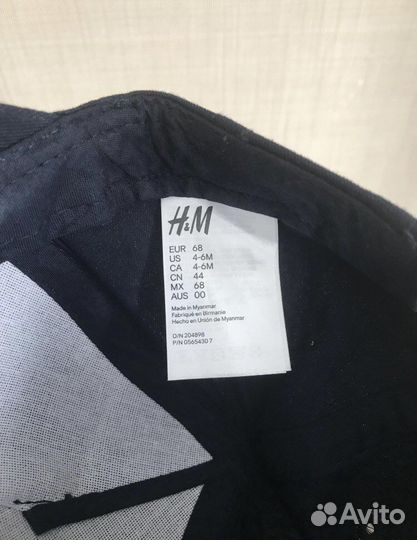 Кепка бейсболка hm 4-6 мес