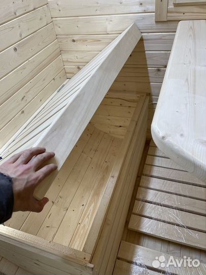 Баня бочка квадро парус