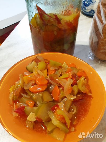 Соления, салаты домашние
