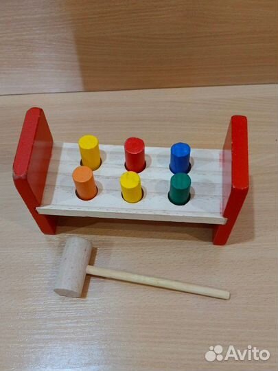 Стучалка гвозди перевёртыши с молоточком