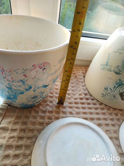 Керамические горшки для цветов бу