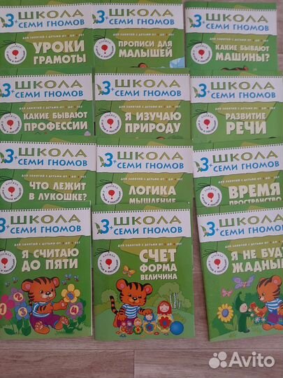 Годовой курс школы семи гномов с 3 до4 лет