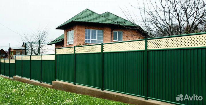 Установка монтаж забора и ворот