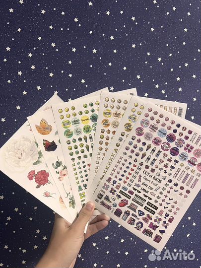 Стикеры, наклейки для ежедневника