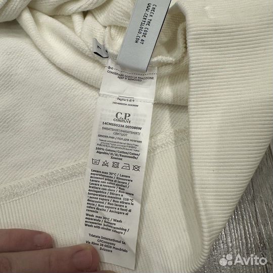 C.P. Company Diagonal Raised Fleece Hoodie оригина