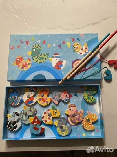 Магнитная рыбалка Djeco, поймай утку, 2+