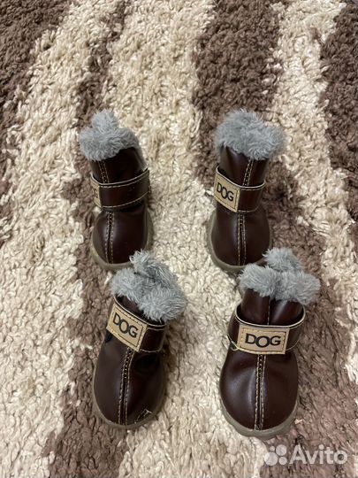Обувь для собаки, размер 5, на липучке